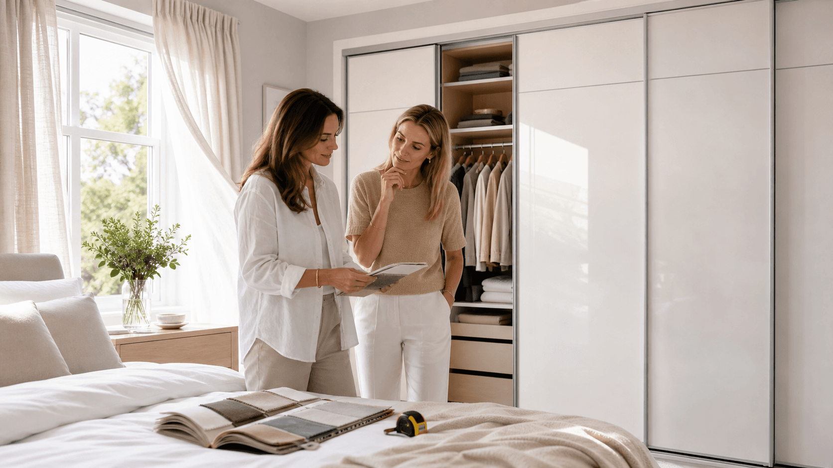 Summer Bedroom Refresh: Choosing White Sliding Wardrobes