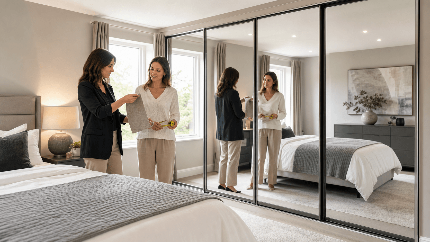 What Makes Mirrored Sliding Wardrobes Ideal for UK Bedrooms